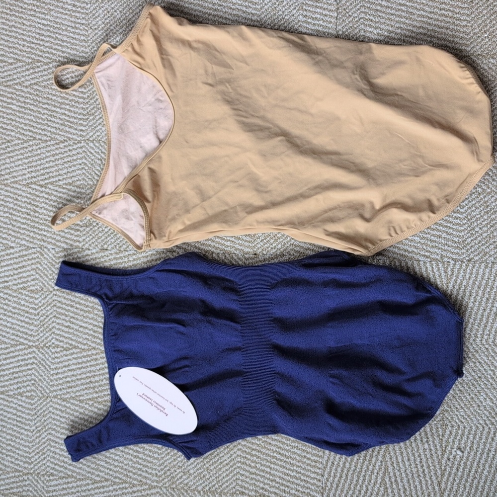 New Ballet Dancewear Leotard Skirt 6 Lot SA MA Weissman Capezio Revolution Gray - Picture 7 of 7